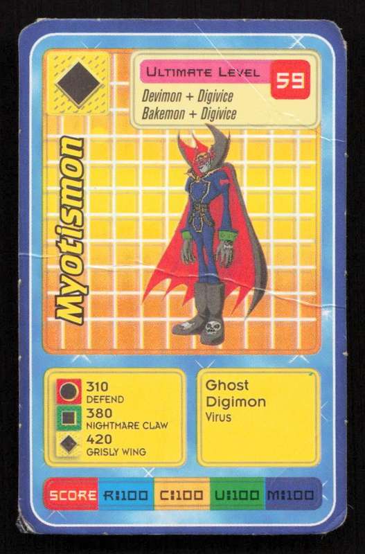 Digimon Digital Monster - Cereal Promo Card Myotismon