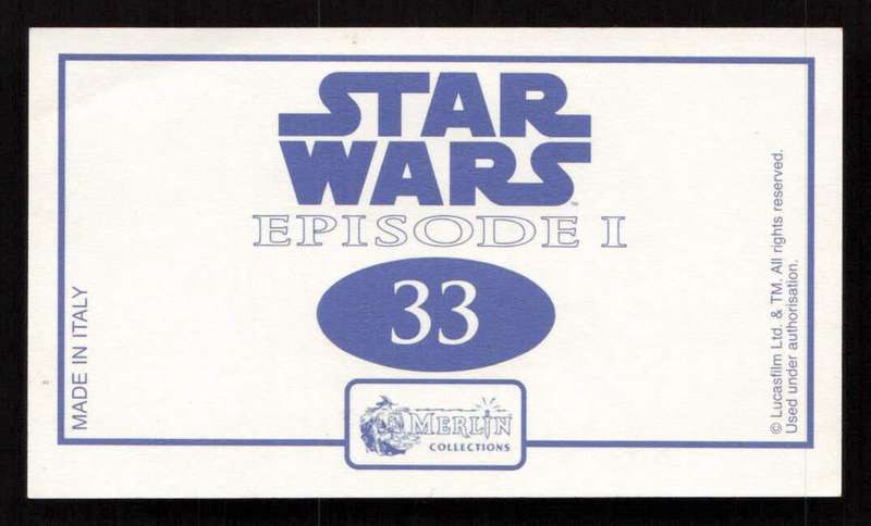 Merlin Collections Star Wars Episode 1 Sticker 33