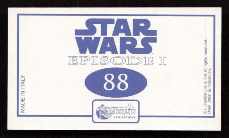 Merlin Collections Star Wars Episode 1 Sticker 88