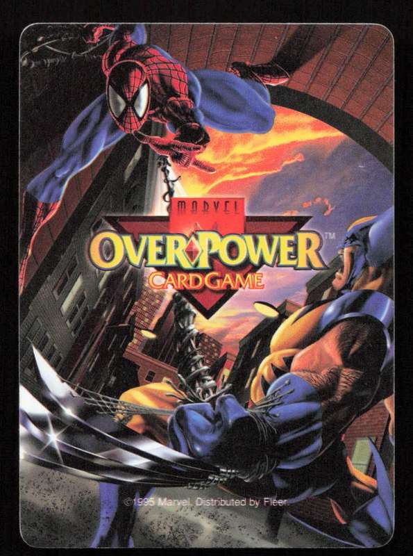 1996 Marvel OverPower Card Game Night Crawler