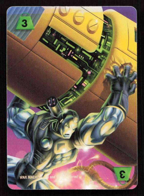 1996 Marvel OverPower Card Game War Machine