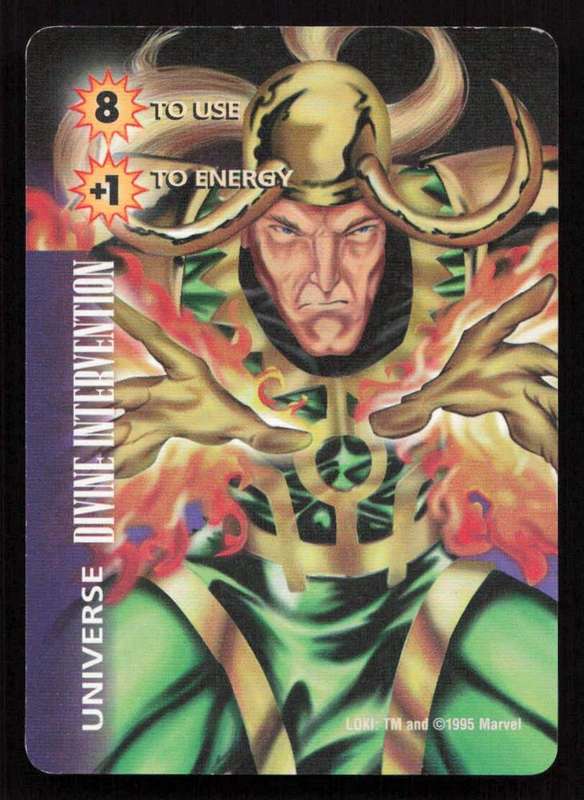 1996 Marvel OverPower Card Game Loki