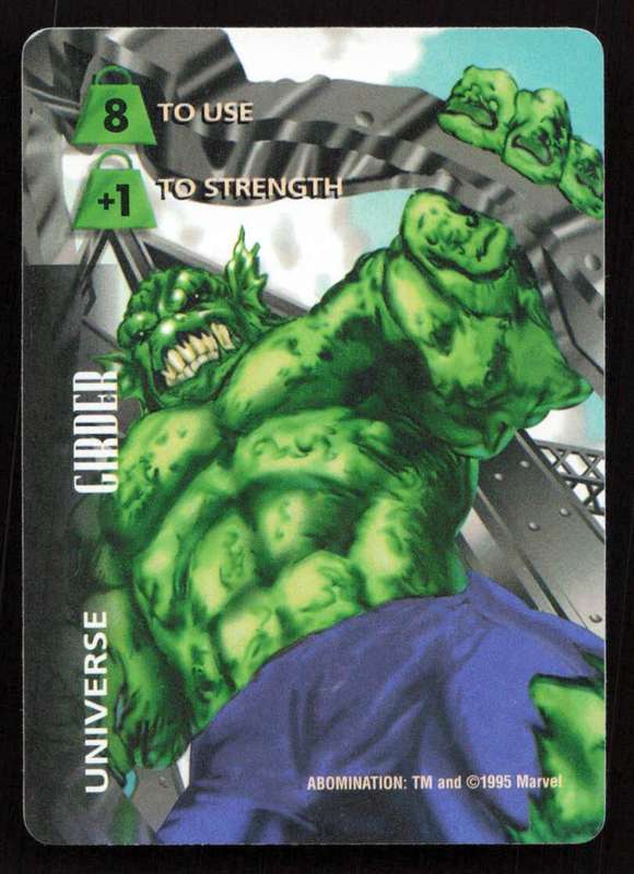 1996 Marvel OverPower Card Game Abomination