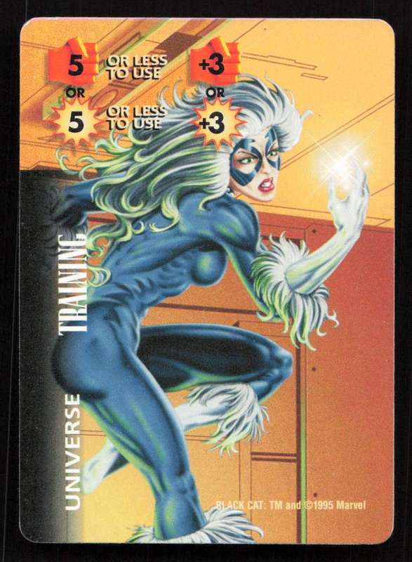 1996 Marvel OverPower Card Game Black Cat