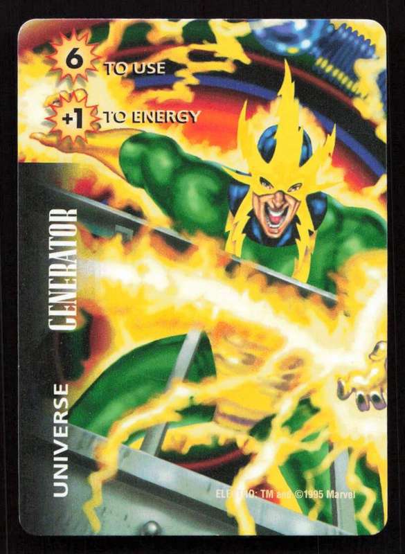 1996 Marvel OverPower Card Game Electro