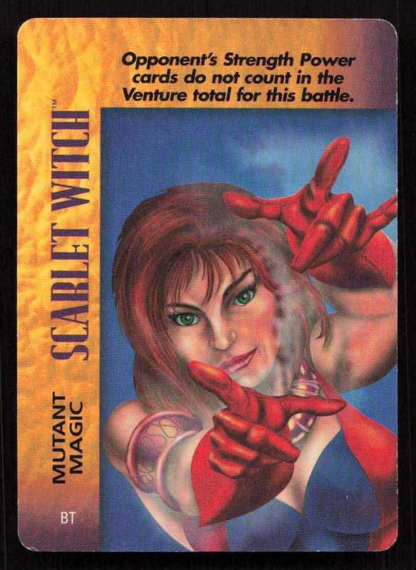 1996 Marvel OverPower Card Game Scarlet Witch