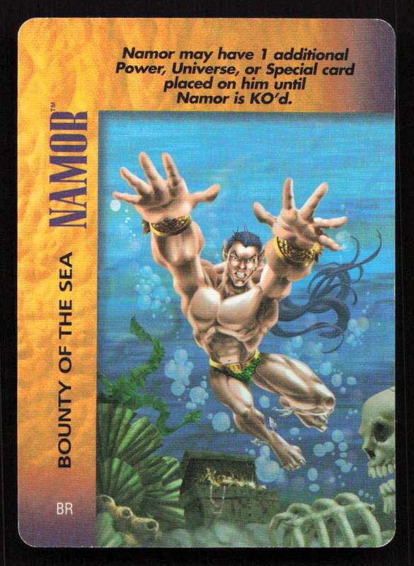 1996 Marvel OverPower Card Game Namor