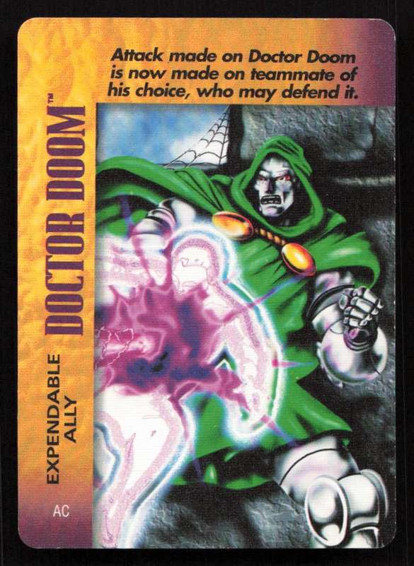 1996 Marvel OverPower Card Game Doctor Doom