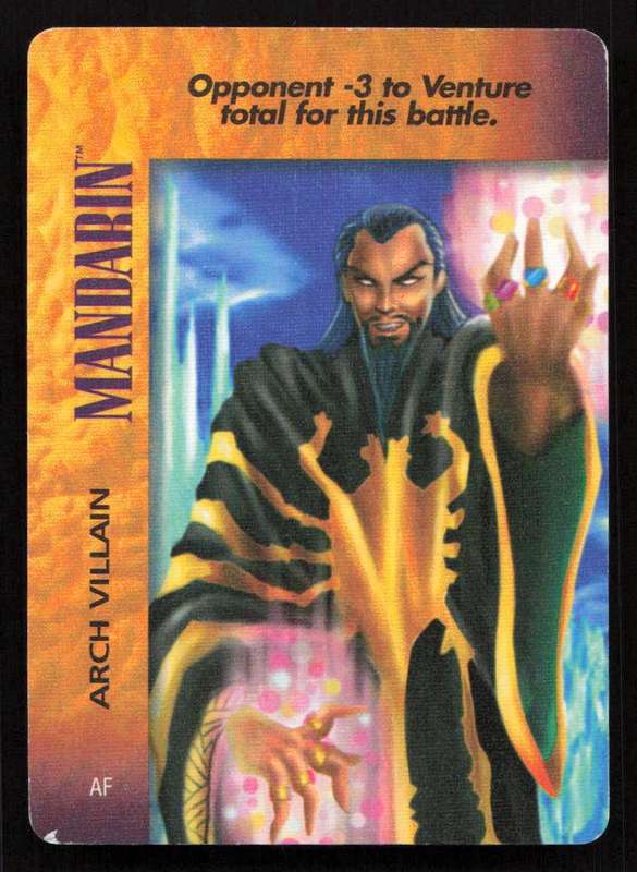 1996 Marvel OverPower Card Game Mandarin