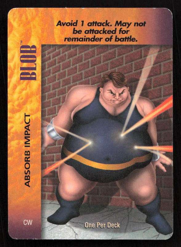 1996 Marvel OverPower Card Game Blob