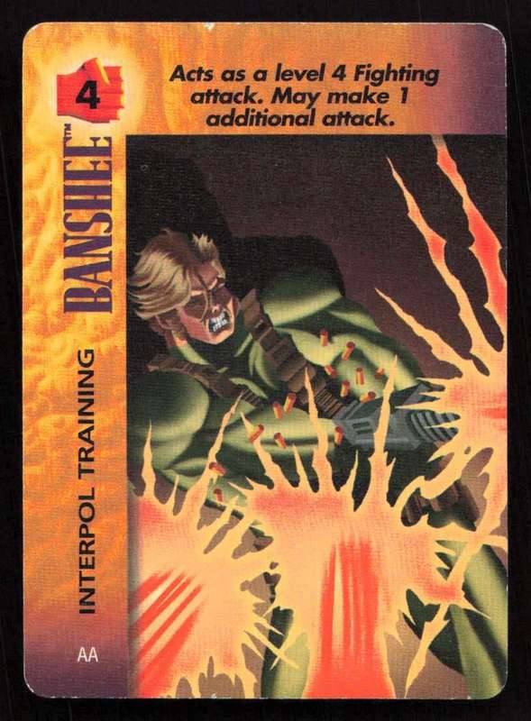 1996 Marvel OverPower Card Game Banshee