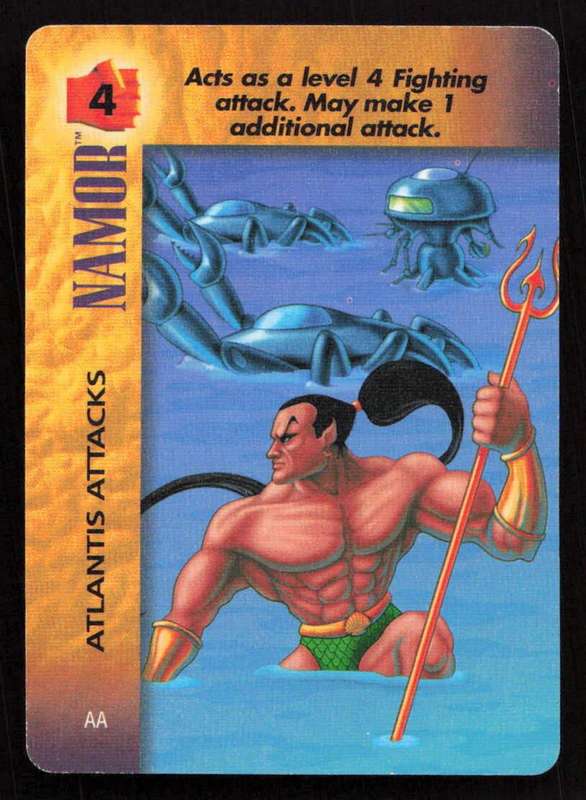 1996 Marvel OverPower Card Game Namor