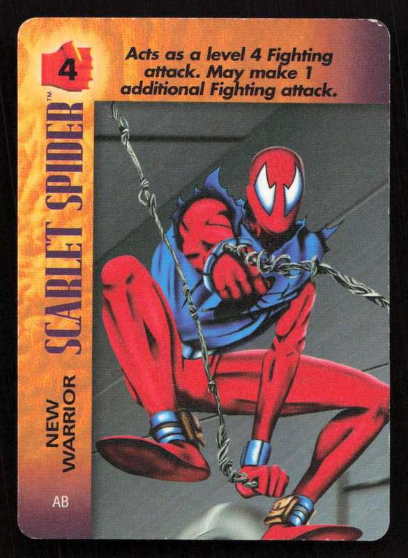 1996 Marvel OverPower Card Game Scarlet Spider