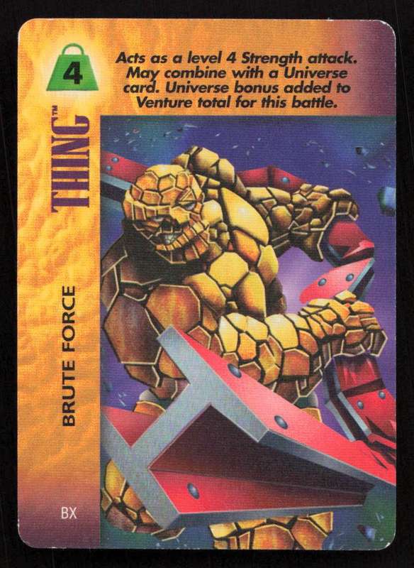 1996 Marvel OverPower Card Game Thing