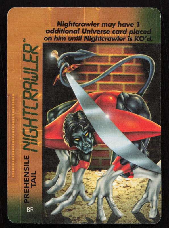 1996 Marvel OverPower Card Game Nightcrawler