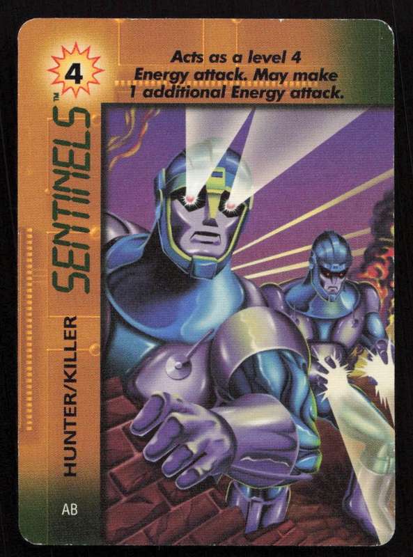 1996 Marvel OverPower Card Game Sentinels