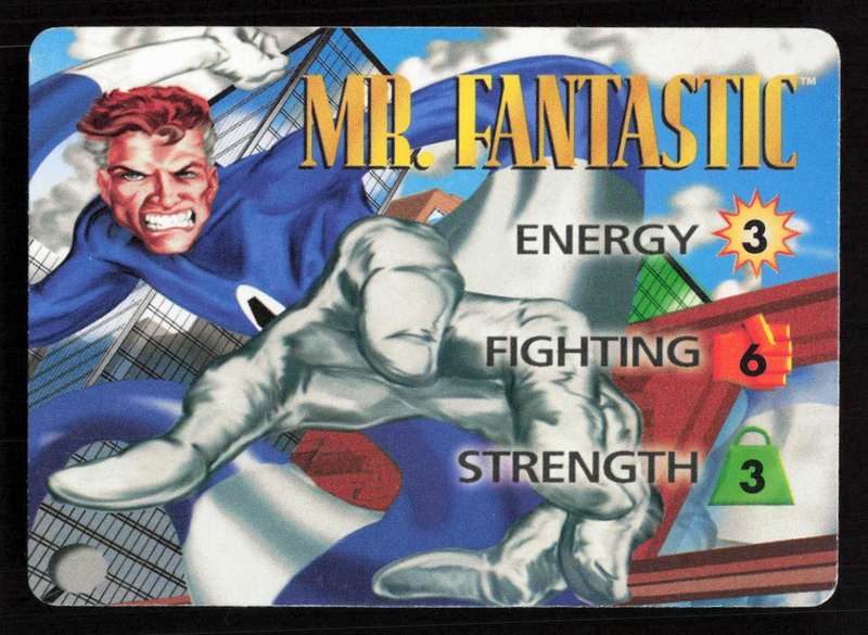 1996 Marvel OverPower Card Game Mr. Fantastic