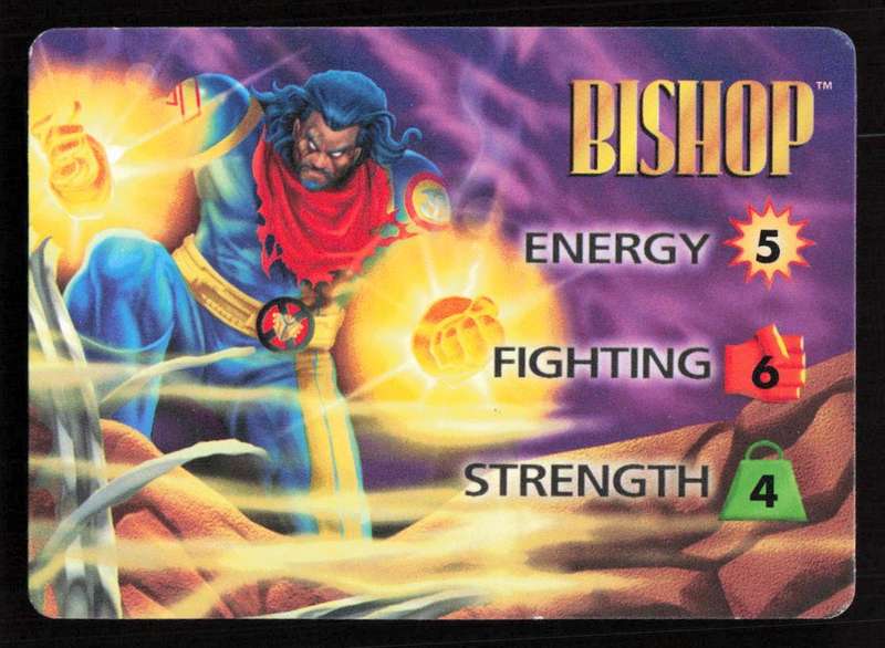 1996 Marvel OverPower Card Game Bishop