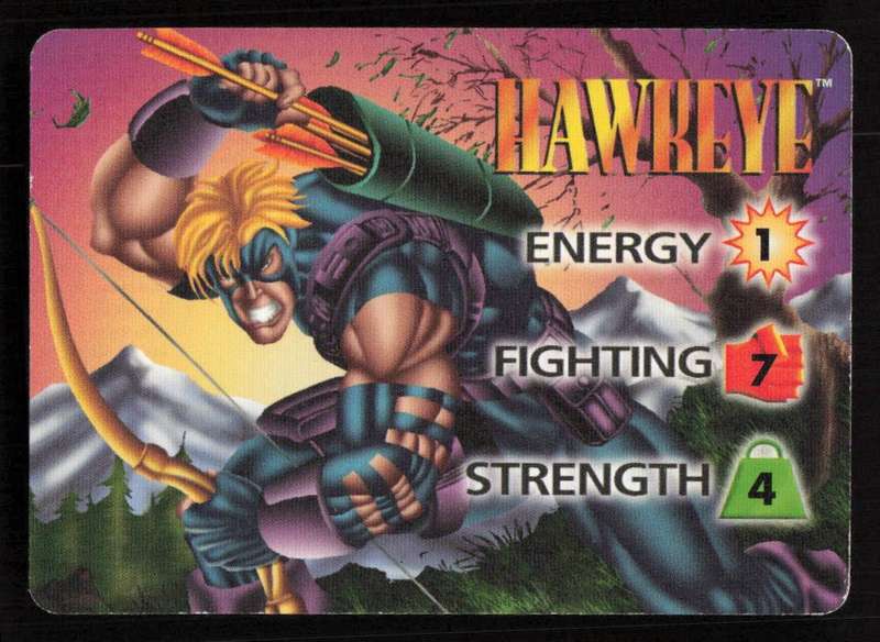 1996 Marvel OverPower Card Game Hawkeye