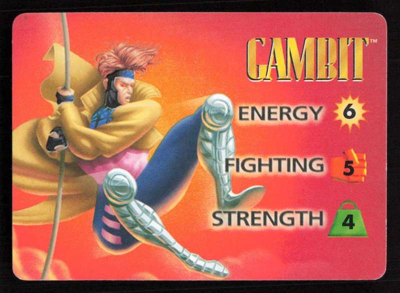 1996 Marvel OverPower Card Game Gambit