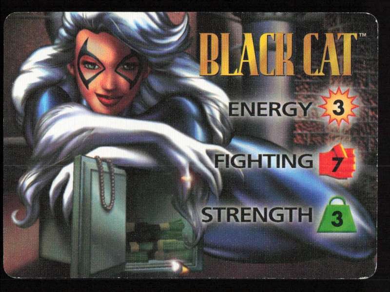1996 Marvel OverPower Card Game Black Cat