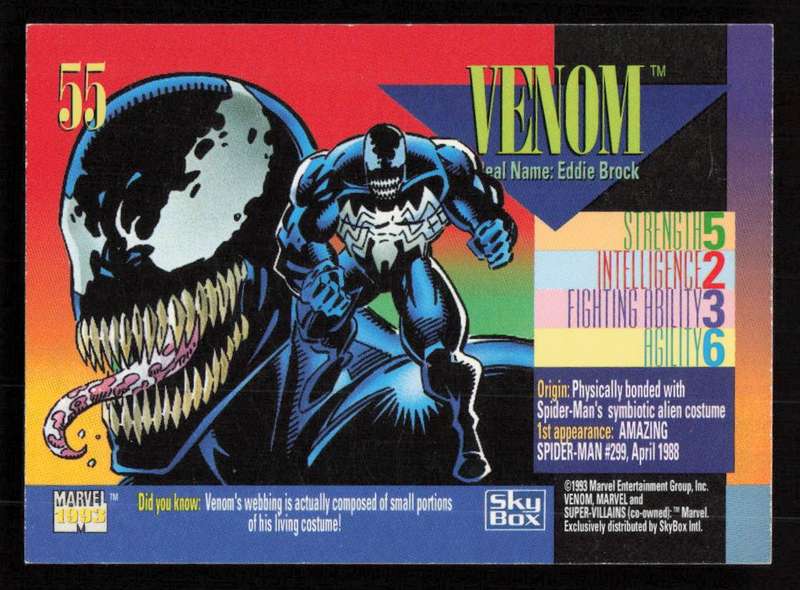1993 SkyBox Marvel Venom 55
