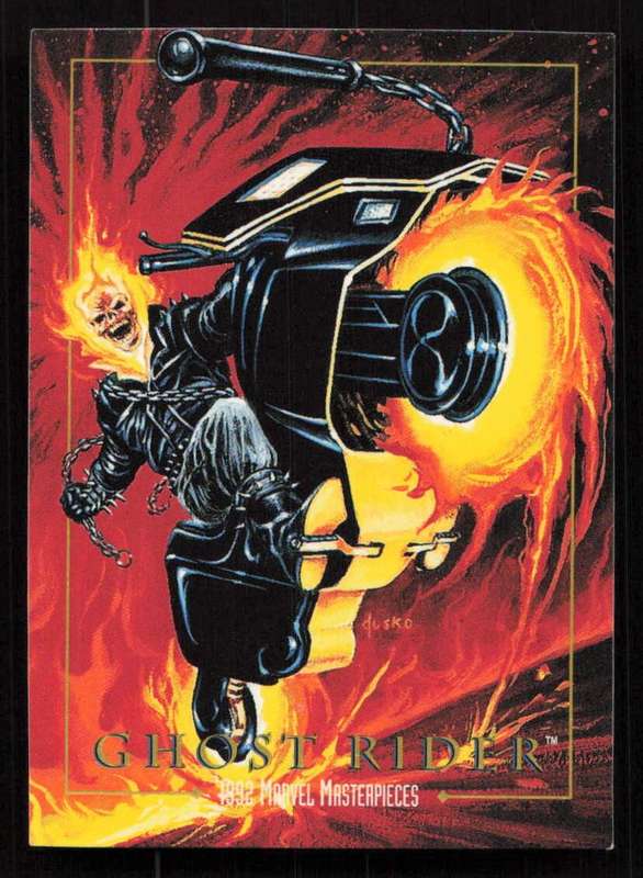 1992 Marvel Masterpieces Ghost Rider 37