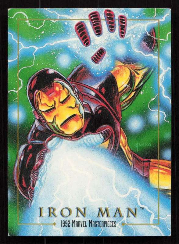 1992 Marvel Masterpieces Iron Man 38