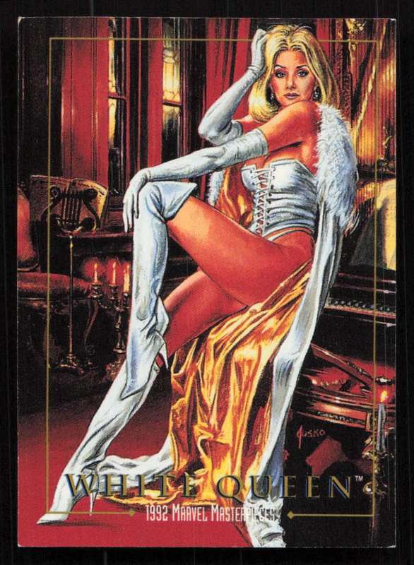 1992 Marvel Masterpieces White Queen 95