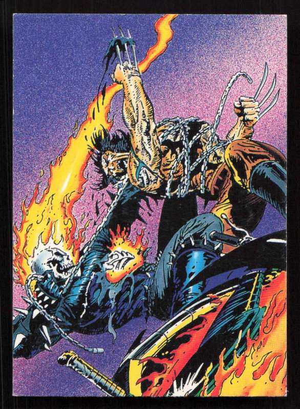 1992 Wolverine From Then 'Til Now II 85 Ghost Rider