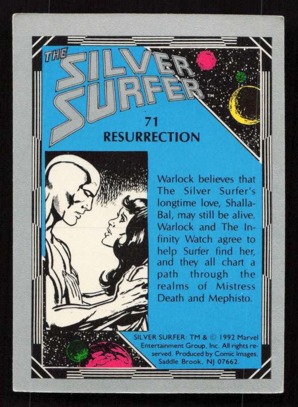 1992 The Silver Surfer 71 Resurrection