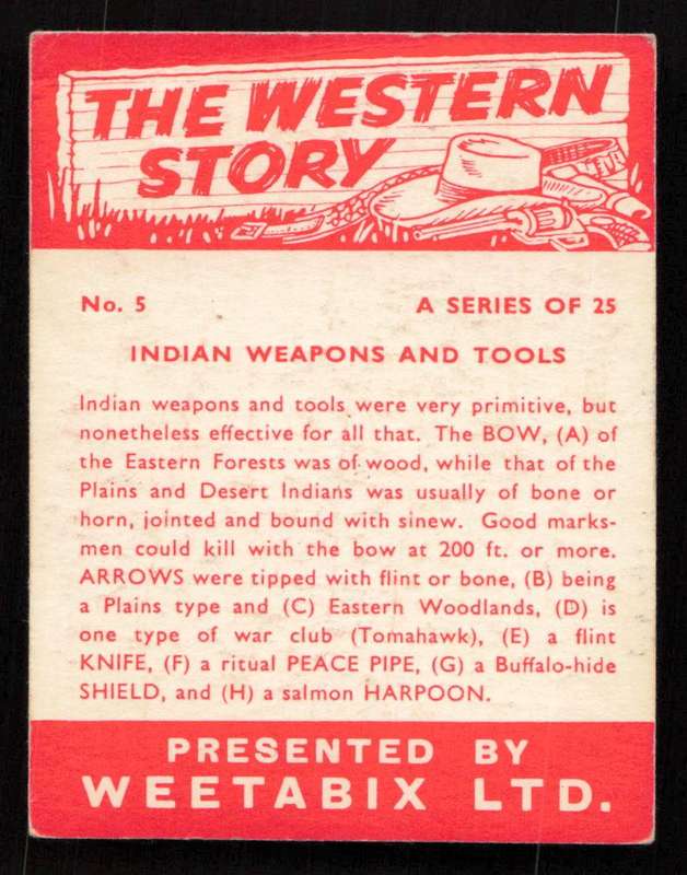 Weetabix Ltd The Western Story No. 5 of 25