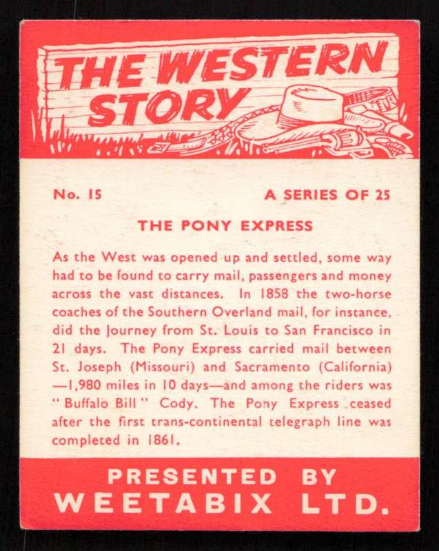 Weetabix Ltd The Western Story No. 15 of 25