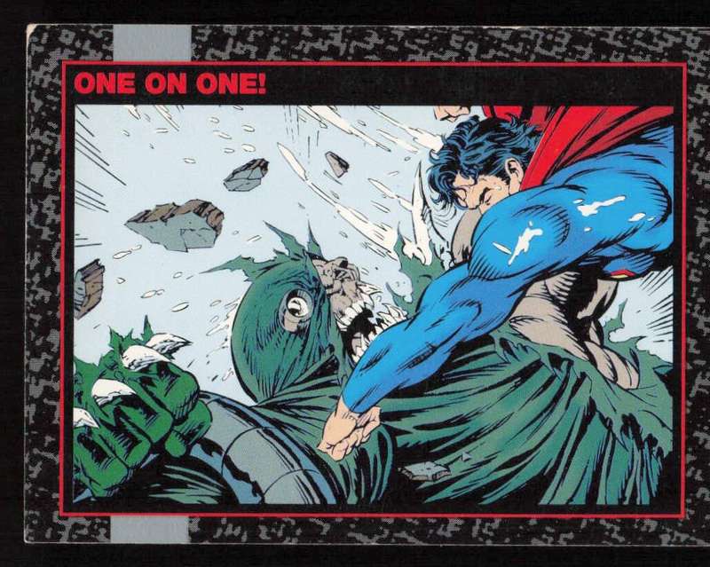 1992 DC Comics Doomsday The Death Of Superman 46 One on One!