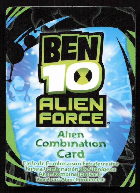 Ben 10 Alien Force Alien Combination Card #12