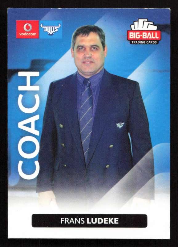 Big Ball 2012 Rugby Trading Card Card 002/248 Frans Ludeke