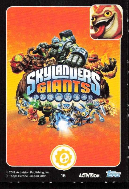 2012 Topps Skylanders Giants 16 Trigger Happy