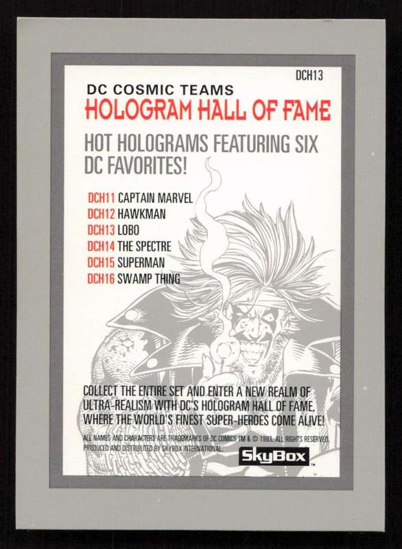 1993 SkyBox DC Comics Hologram Hall of Fame DCH13 LOBO