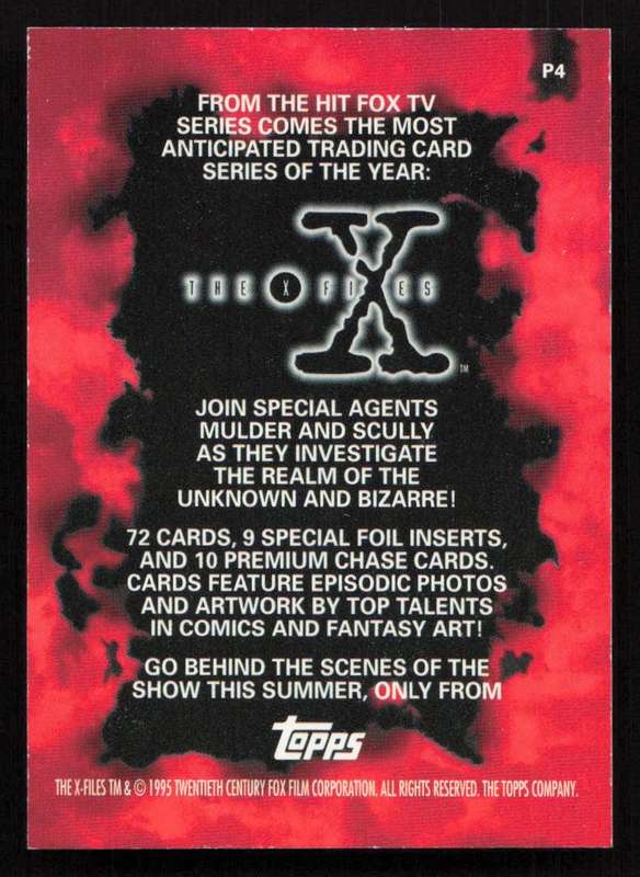 1995 Topps The X-Files P4