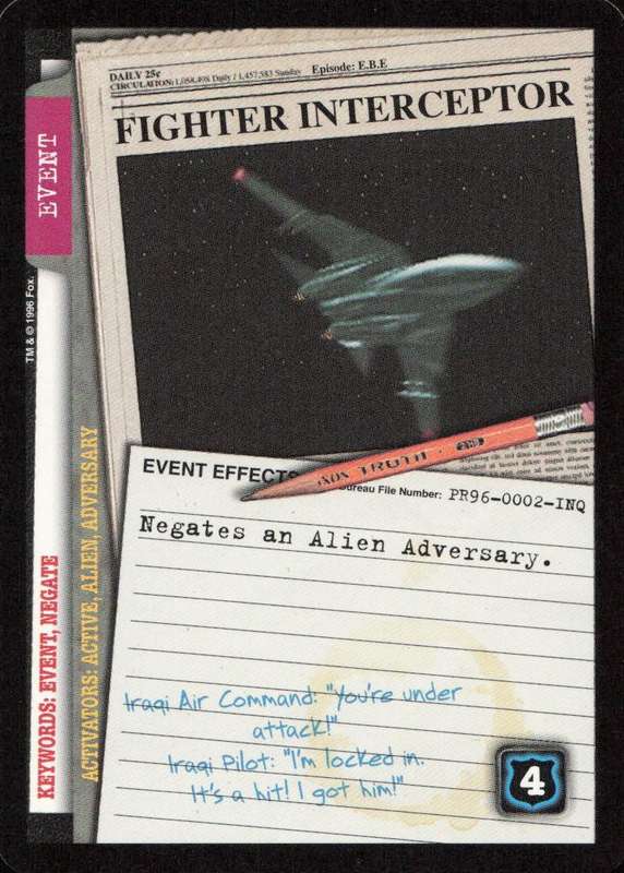The X-Files 4 Fighter Interceptor