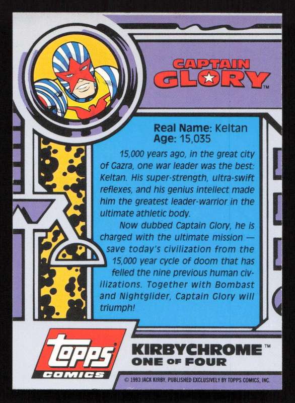 1993 Topps Comics Captain Glory