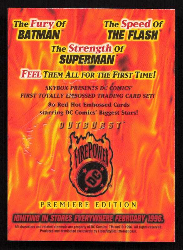 1996  Outburst FirePower Premier Edition Superman