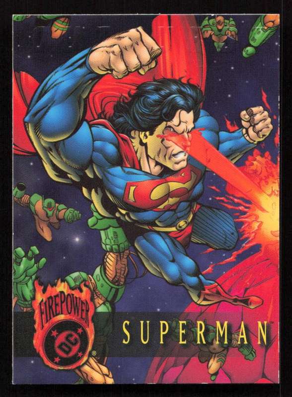 1996  Outburst FirePower Premier Edition Superman