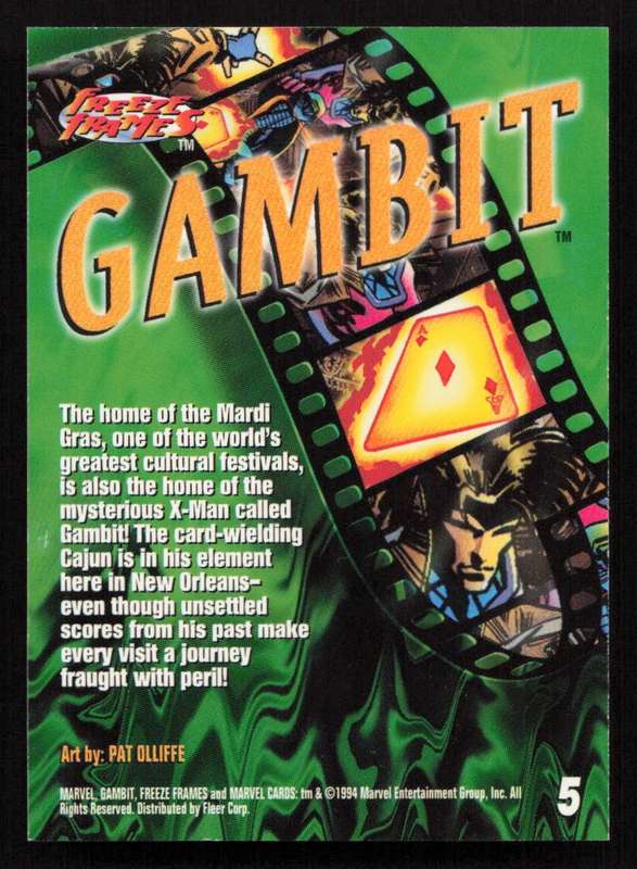 1994 Marvel Cards Universe 5 Gambit