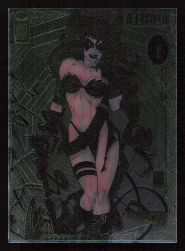 1996 Wizard Magazine Chromium Series 1 Angela