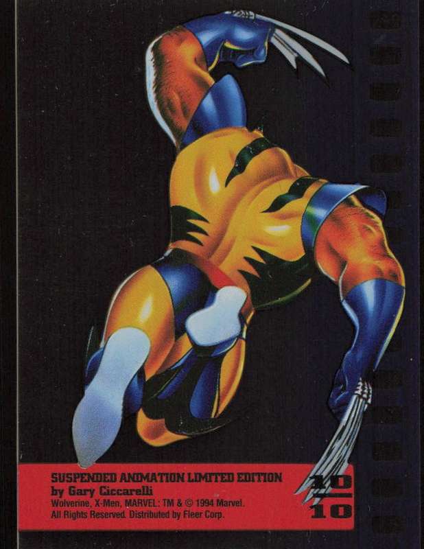 95 Fleer Ultra Suspended Animation Wolverine 10/10