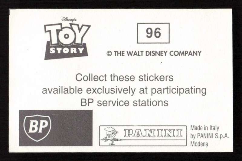 1995 Panini Disney's Toy Story Sticker 96