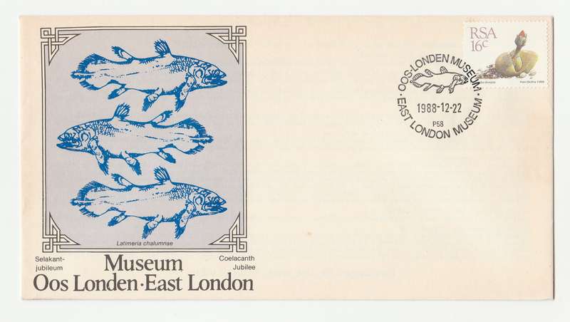 1988 RSA Discovery of the First Coelacanth Commemorative Cover