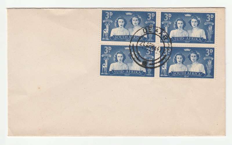 1947 RSA Royal Visit 3D Envelope