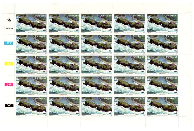 Transkei 1980/10/29 Wild Coast Control Block Sheet Set